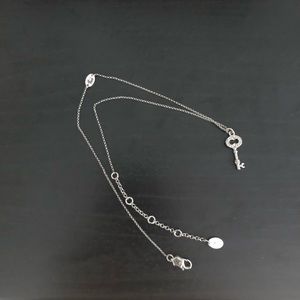 Juicy Couture Silver Key Necklace